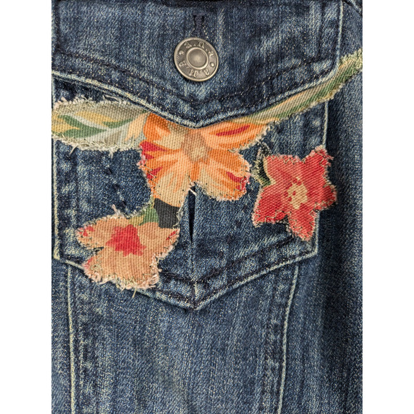 Refreshed - ANA Upcycled Denim Jacket Size XL - Picture 4 of 5